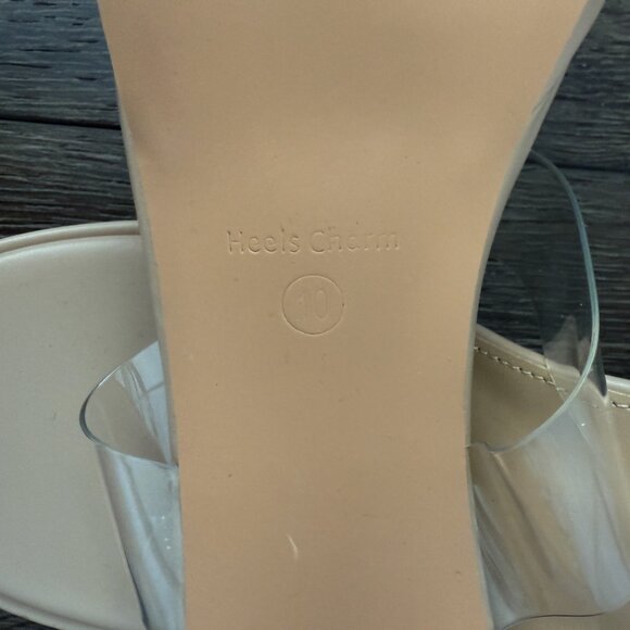 AMAZON - Clear Platform Heels - Size 10 - Picture 5 of 5
